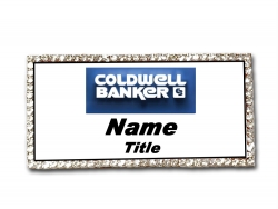 Coldwell Banker Real Estate Agents Bling  Name Badge